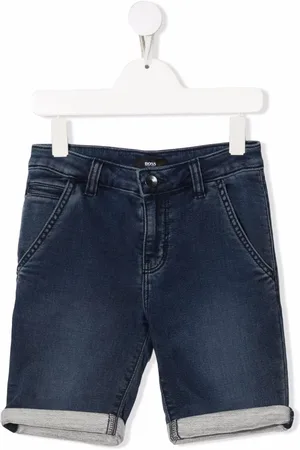HUGO BOSS Rolled-cuffs denim shorts