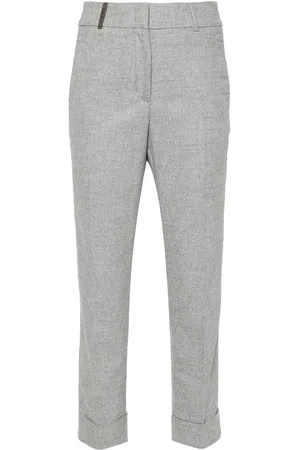 PESERICO SIGN Bead-embellished trousers
