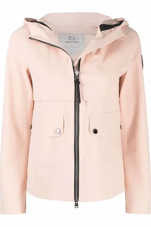 Woolrich Logo-patch hooded zip-front jacket