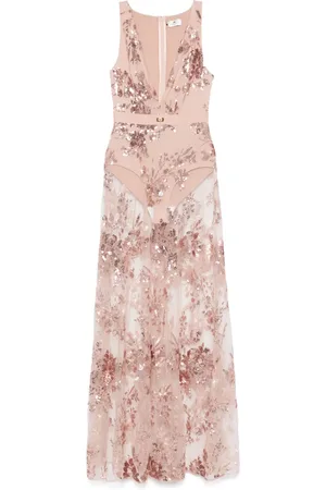 Elisabetta Franchi Sequin-embellished gown