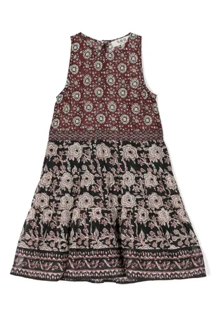 SEA Danae floral-print tiered dress