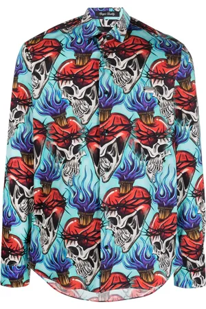 Philipp Plein Love Tattoo long-sleeve shirt