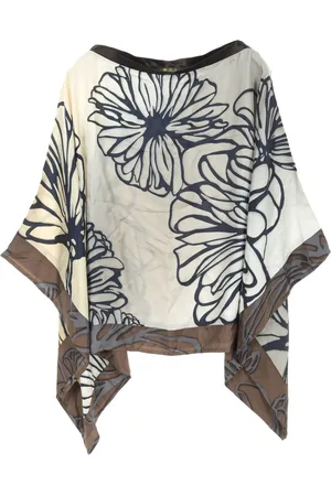 Loro Piana 2000s silk poncho