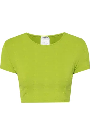 CHANEL 1997 cropped T-shirt