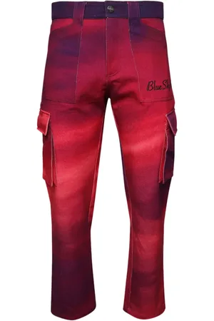 BLUE SKY INN Sunrise gradient cargo trousers