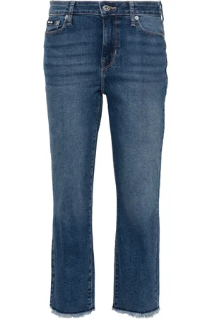 DKNY Straight.leg cropped jeans