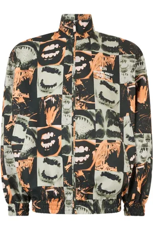 GCDS Lips print oversized jacket