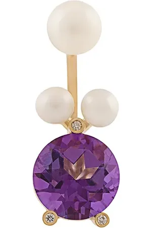 DELFINA DELETTREZ Magic Triangle Pearl Piercing