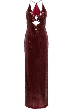 GALVAN Ized Prism maxi dress