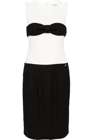 CHANEL 2009 colour-block dress