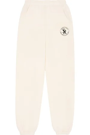 Sporty & Rich Logo-print cotton track pants