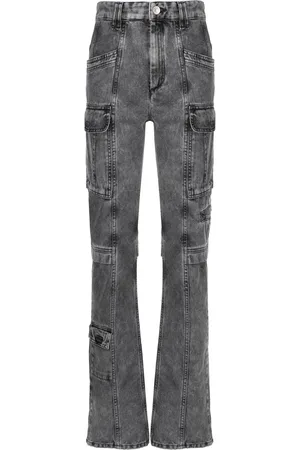 Isabel Marant Vokayo cargo straight-leg jeans