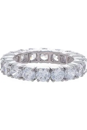 FANTASIA BY DESERIO 14kt gold vermeil eternity band ring
