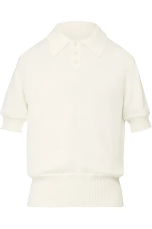 Maison Margiela Four-stitch knitted polo shirt