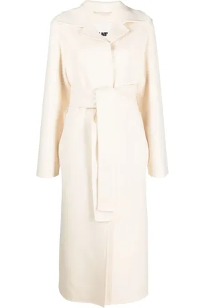 Jil Sander Belted single-breasted cashmere coat