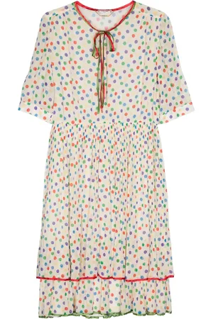 Céline 1980s polka-dot dress