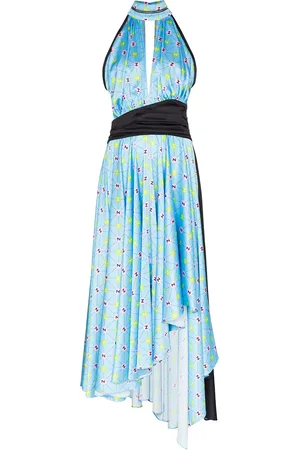 Natasha Zinko Printed halterneck dress