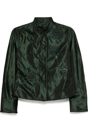 SHIATZY CHEN Libre Collection mandarin collar cotton jacket