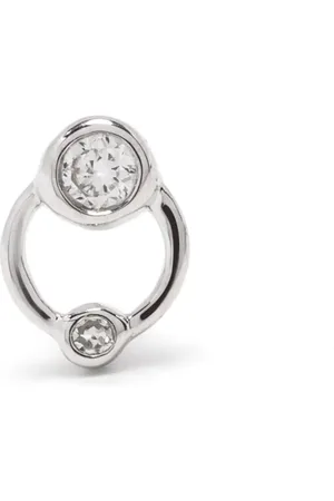 Maria Black 14kt white gold Bardot diamond stud earring