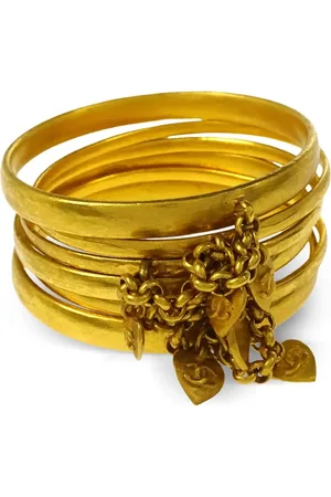 CHANEL 1995 Heart bangle