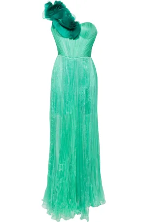 IRIS SERBAN Angelina one-shoulder gown