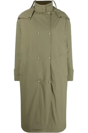 YVES SALOMON Hooded padded trench coat