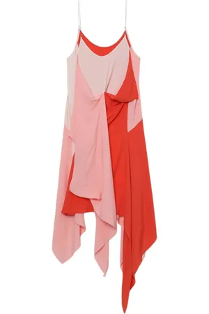 Kiko Kostadinov Asymmetric colourblock mini dress