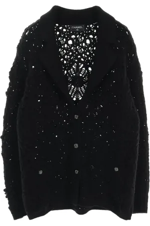 CHANEL 1986-1988 open-knit cardigan
