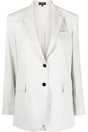 THEORY Single-breasted button blazer