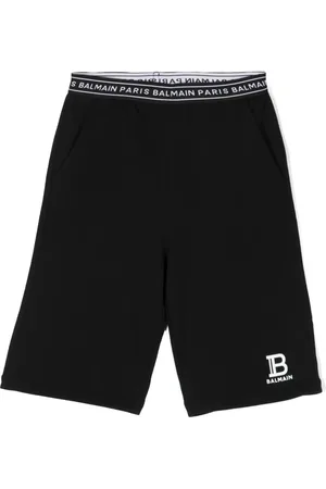 Balmain Logo-waistband shorts