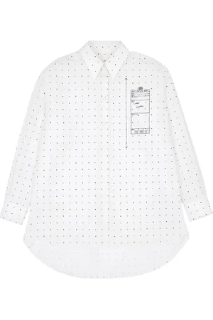 Maison Margiela Polka dot-print cotton shirt