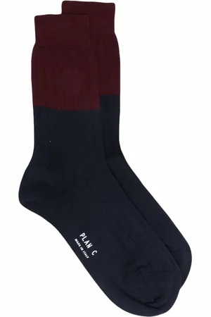 Plan C Ribbed cotton socks