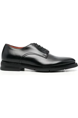 santoni Faedon panelled Derby shoes