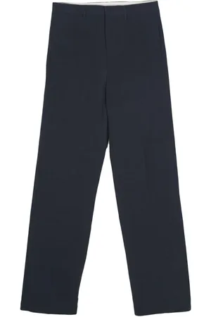 ..,MERCI Pressed-crease straight-leg trousers