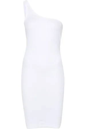 Isabel Marant Tamaki one-shoulder ribbed dress