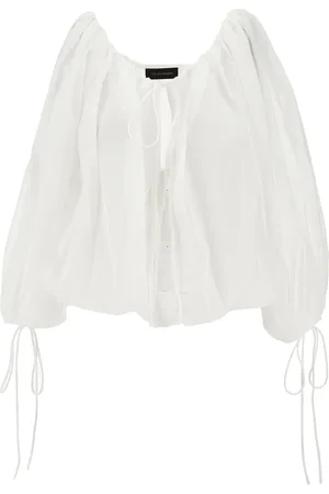 The Andamane Wilma puff-sleeve blouse