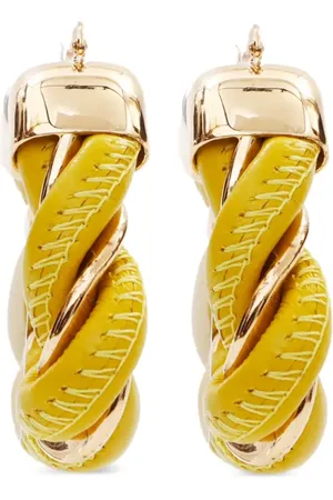 Bottega Veneta Twist-detailed hoop earrings
