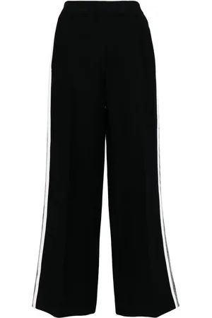Fendi 2010s side-stripe straight-legged trousers