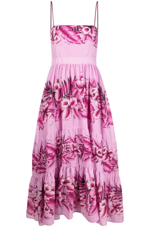 Pinko Floral-print tiered maxi dress