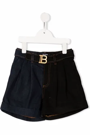 Balmain Logo-buckle shorts