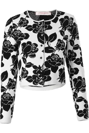 Carolina Herrera Floral-jacquard cardigan