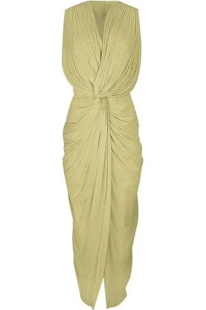 Costarellos Franca draped midi dress