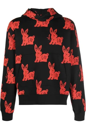 AMIRI Rabbit-motif cotton hoodie