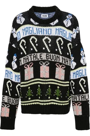 MAGLIANO Crew-neck jacquard jumper