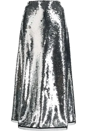Molly Goddard Sequinned midi skirt