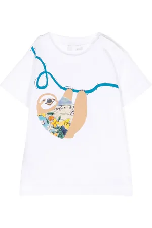 Il gufo Graphic-print cotton T-shirt