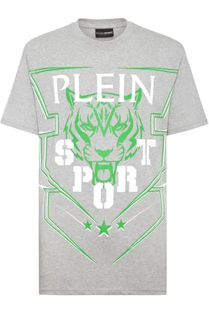 Philipp Plein Tiger-print cotton T-shirt