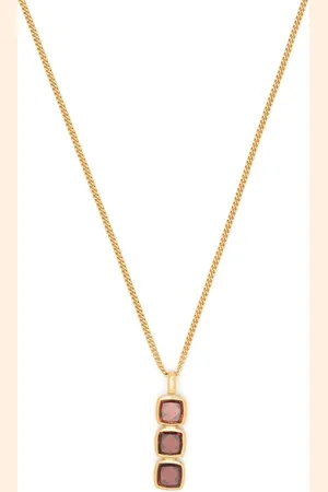 TOM WOOD Mini Cushion Pendant necklace