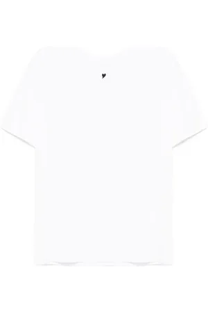 KIMHEKIM Mini heart embroidered T-shirt