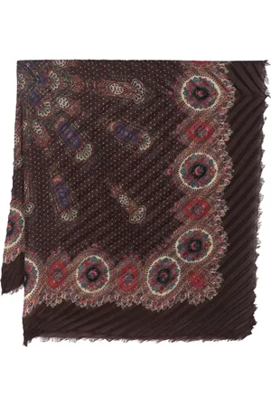 Etro Paisley patterned-jacquard scarf